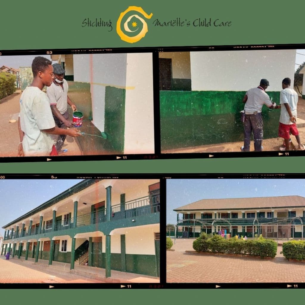 Schilders krijgen hulp van oudste jongens