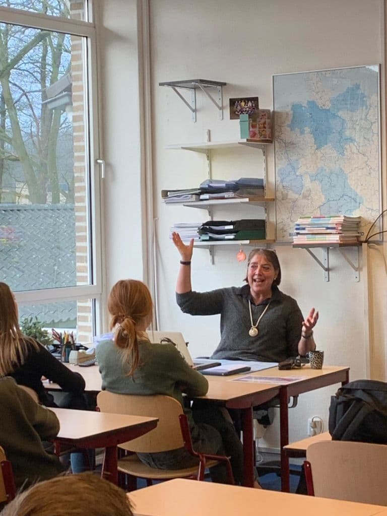 Gastcollege Twents Carmel College door Marjo