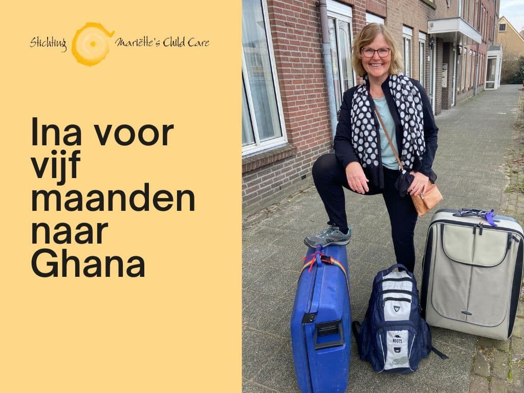 Ina voor vijf maanden naar Ghana