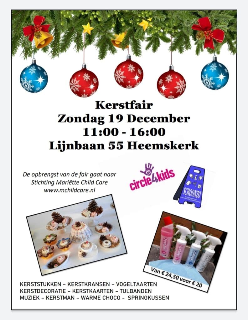 Zondag 19 december Kerstmarkt Heemsker
