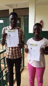 Gideon en Afia naar Senior High school