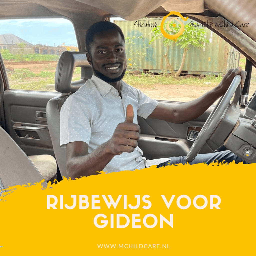 Rijbewijs voor Gideon