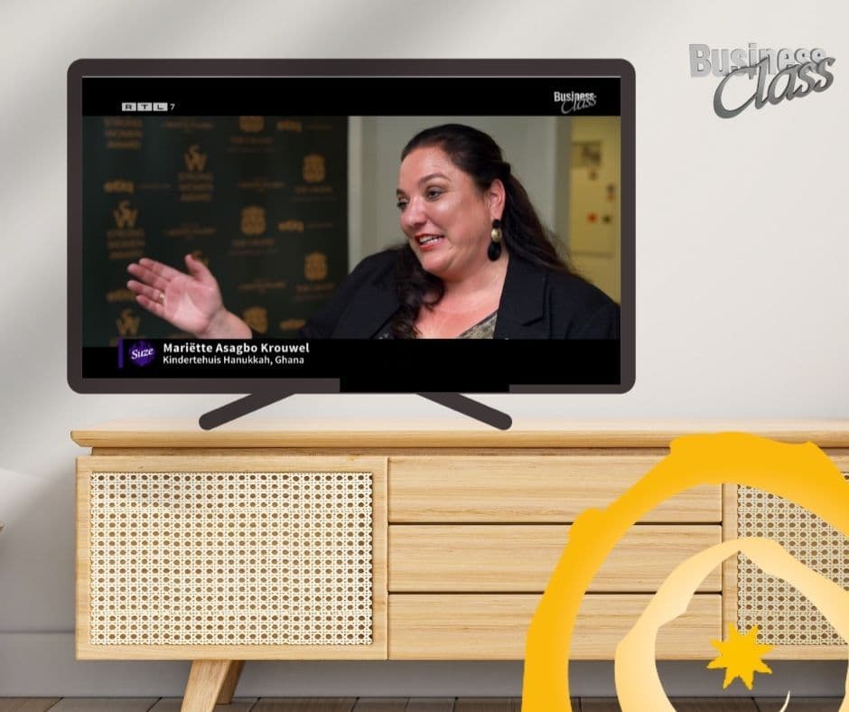 Mariëtte op tv bij Business Clas