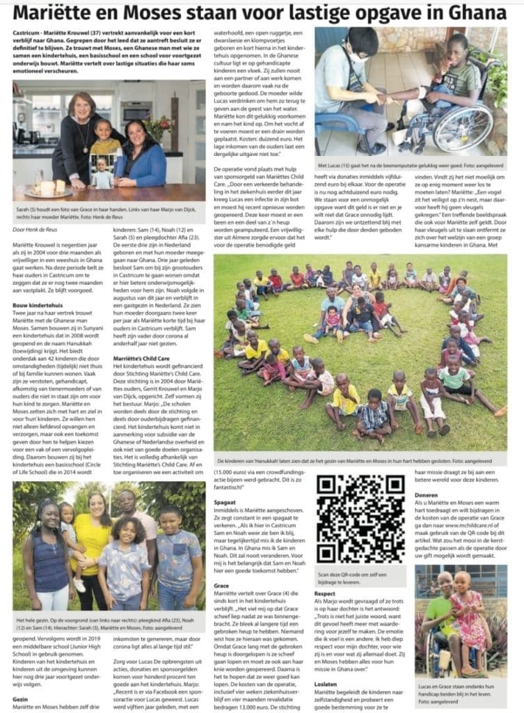 Groot artikel in Castricummer