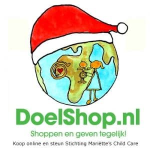 Help ons met je online Kerst-aankopen: koop via Doelshop.nl