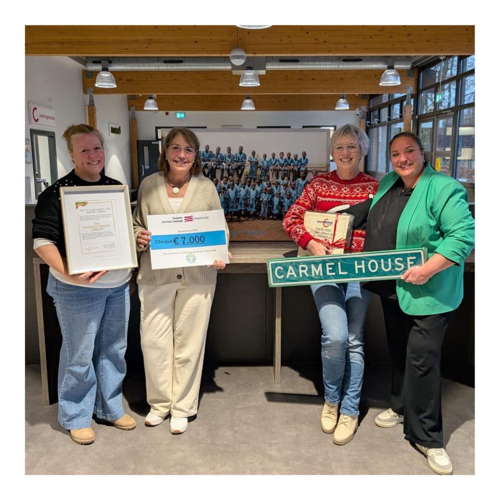 20 jaar sponsorloop van het Twents Carmel College in Denekamp