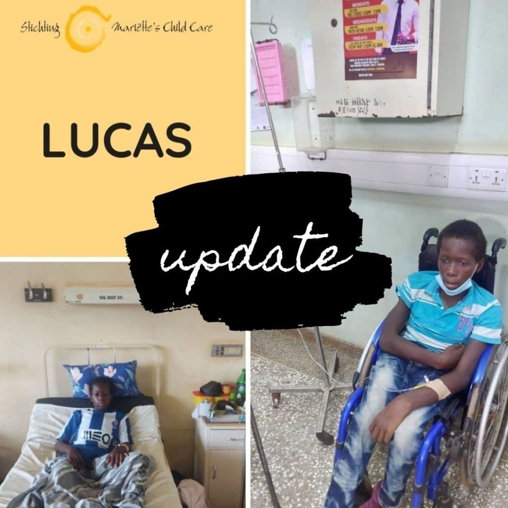 Update gezondheid Lucas