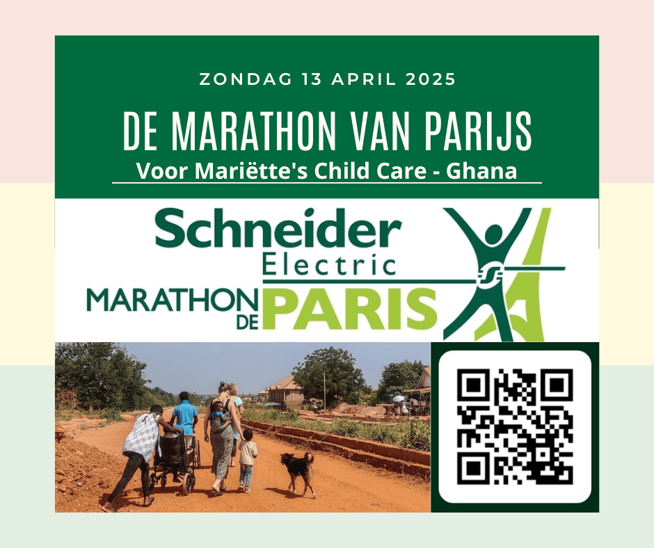 Bente Hof loopt marathon in Parijs