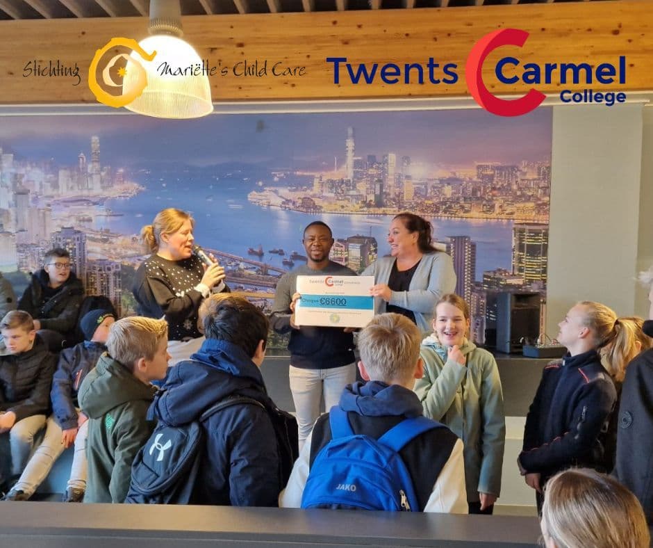 Opbrengst sponsorloop Twents Carmel College