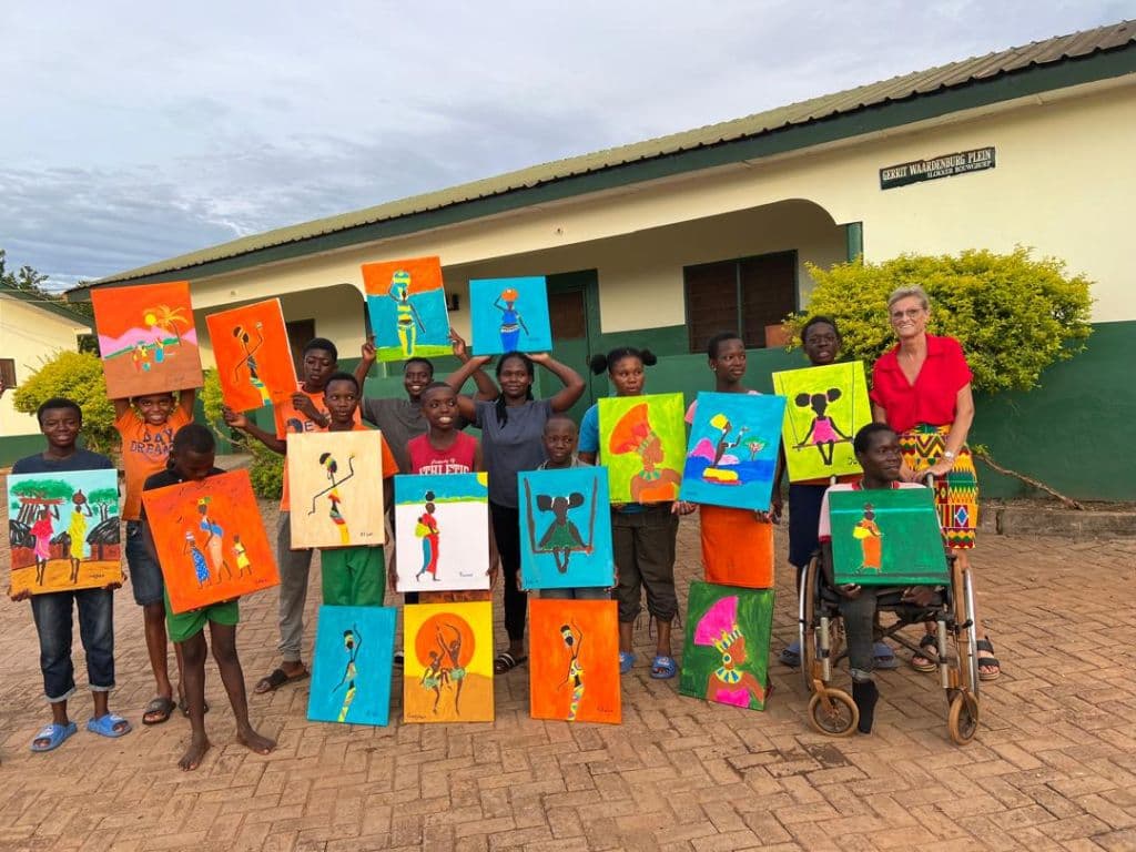 Schilderijen te koop op Hanukkah-dag
