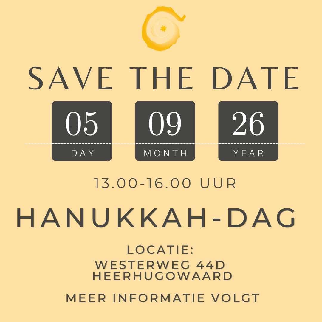 Uitnodiging: Hanukkah-dag 2026