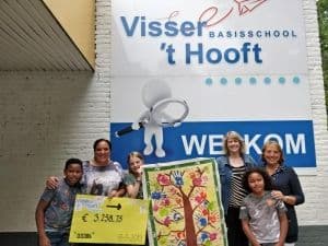 Sponsorloop Visser 't Hooftschool Castricum brengt 3.900 euro bijeen
