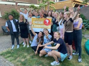 Cheque-overhandiging Corlaer College