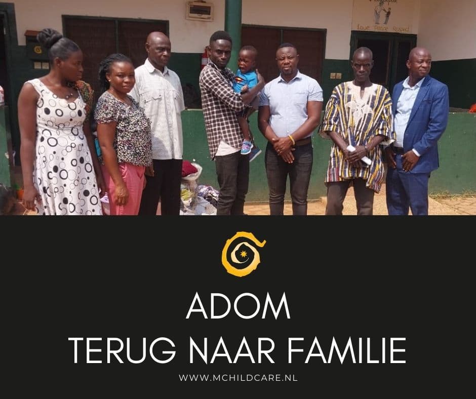 Adom teruggekeerd naar zijn familie