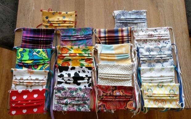 Wereldwinkel Diever verkoopt mondkapjes voor Hanukkah