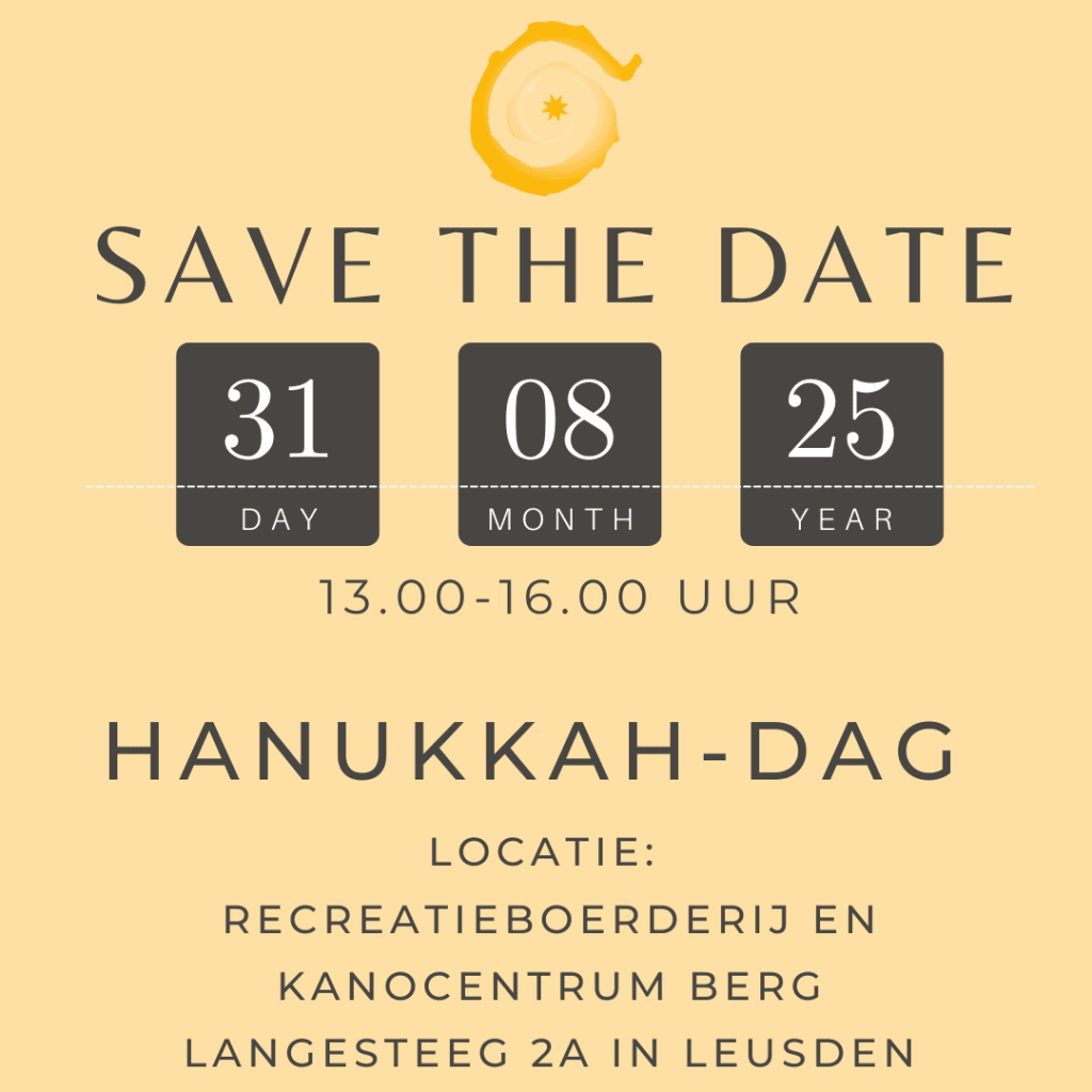 Uitnodiging Hanukkah-dag 2025