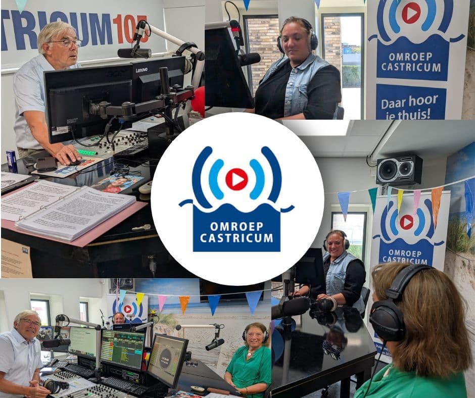 Mariette en Marjo te gast bij Omroep Castricum