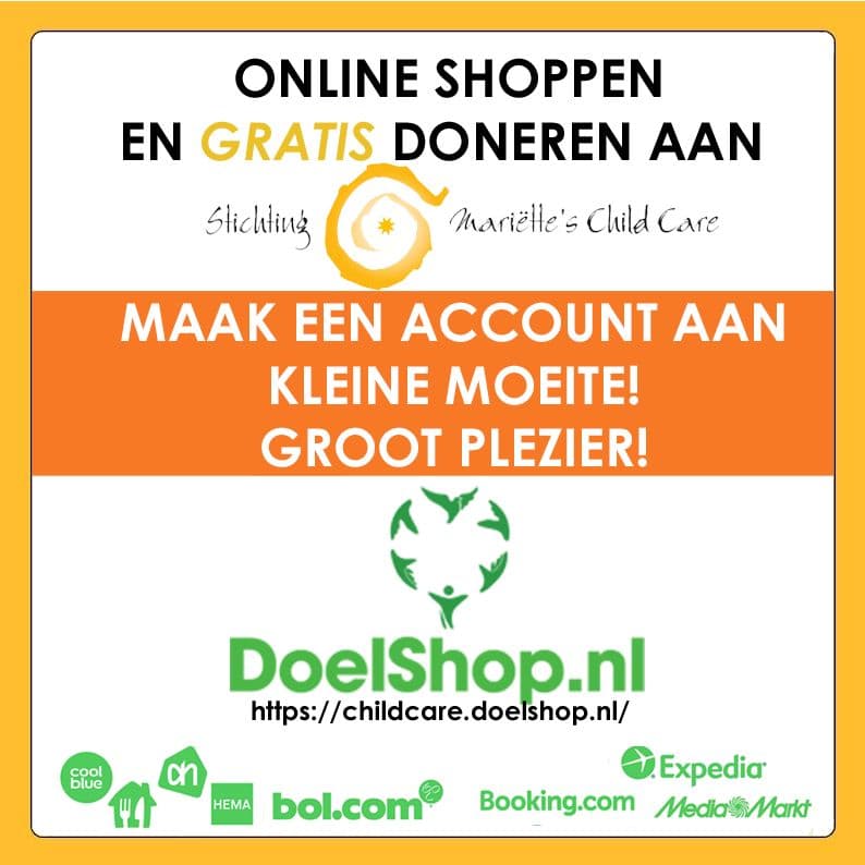 Online shoppen en gratis doneren