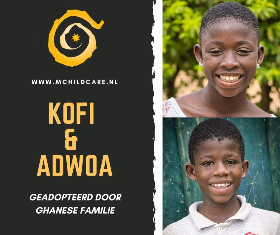 Adwoa en Kofi Wayo geadopteerd