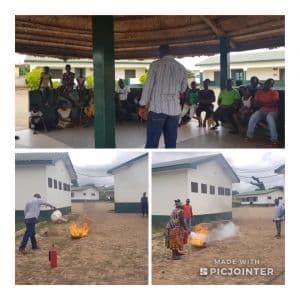 Medewerkers Hanukkah krijgen brandtraining