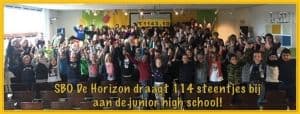 SBO De Horizon draagt 114 steentjes bij aan bouw Junior High School